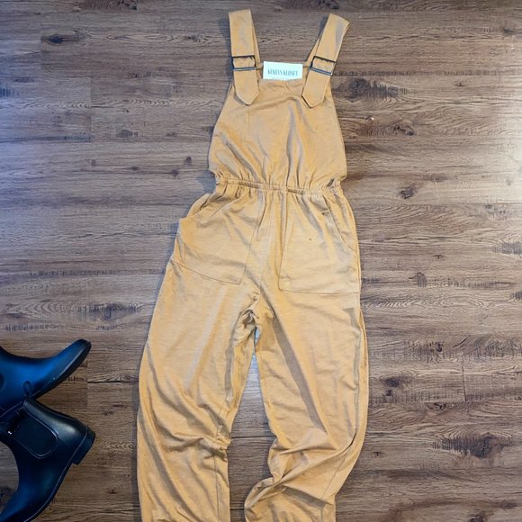Pumpkin Overall Jumpsuit - Picture 1 of 5
